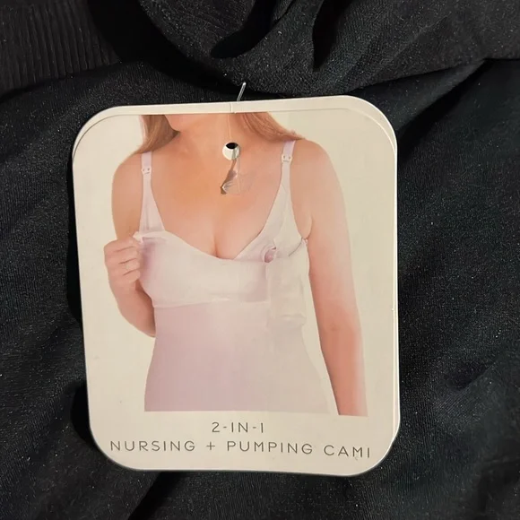 Basics Postpartum Nursing + Pumping Cami, Comfortable Maternity Tank Top - Picture 6 of 7